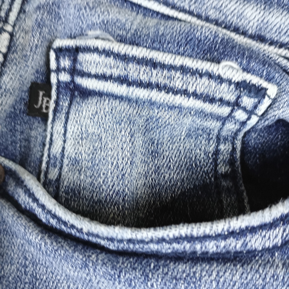 JUDY BLUE Jeans Women's Size 11/30 High-Rise Boyfriend Fit Distressed Stretch. - Picture 4 of 16